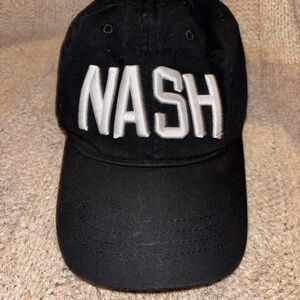 The NASH Collection Black Embroidered Baseball Cap Adjustable by Revy OS